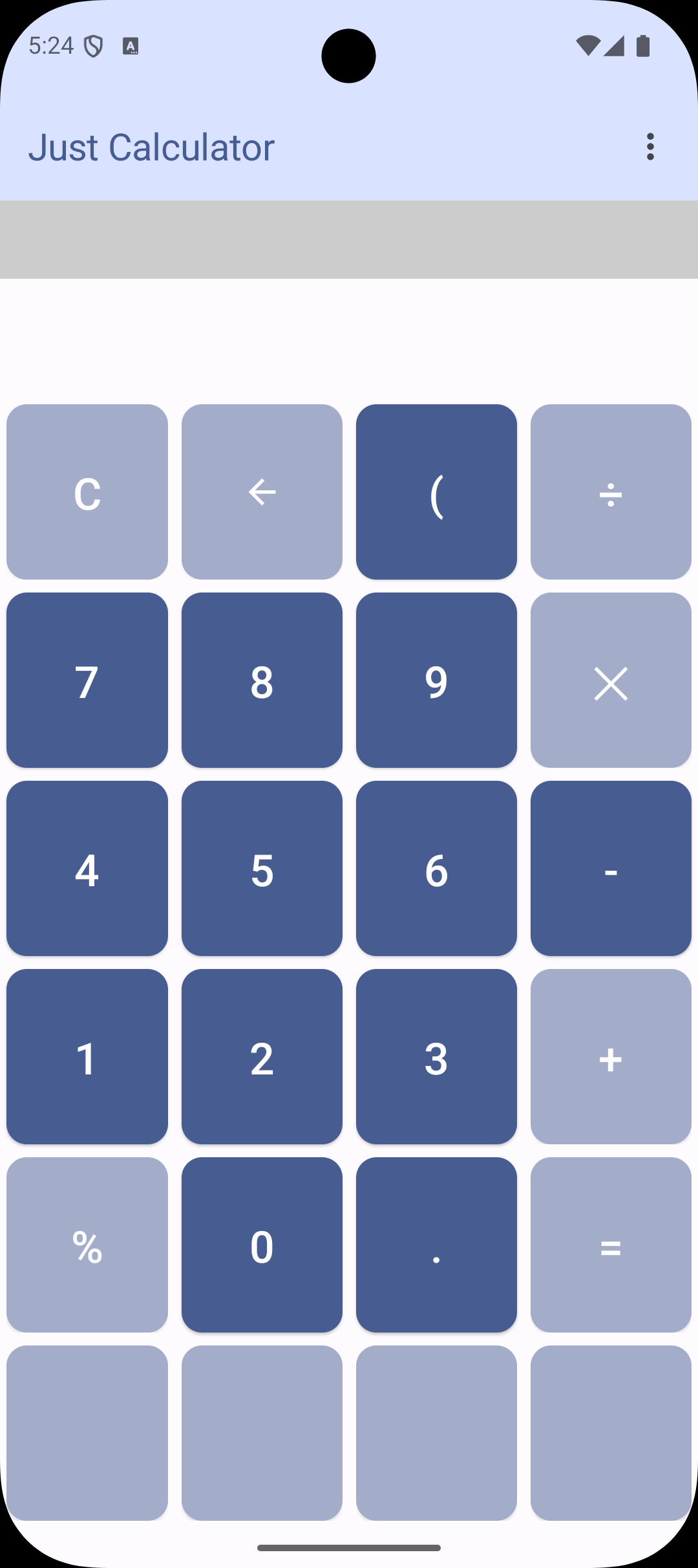 Just Calculator screenshot